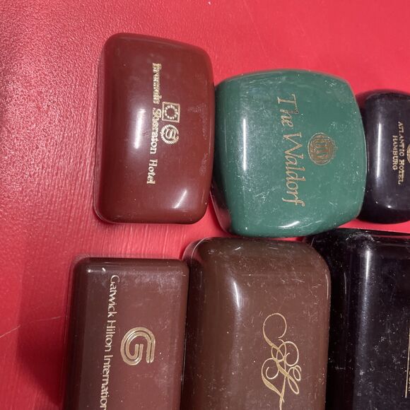 Vintage Lot of European Hotel Soap & Boxes Lot of 9 Waldorf Brussels Biarritz - Picture 3 of 7